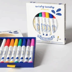 WISHY WASHY MARKERS/ SET OF 9 ASSORTED COLORS