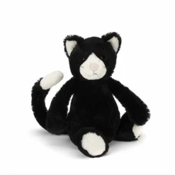 JELLYCAT BASHFUL MEDIUM BLACK & WHITE KITTEN