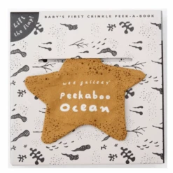 PEEKABOO OCEAN CRINKLE BOOK